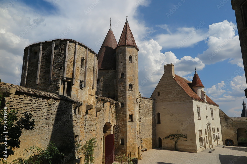 Fototapeta premium Chateauneuf-en-Auxois, Burgund