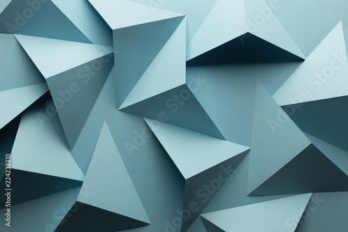 Triangular shapes, geometric abstract background