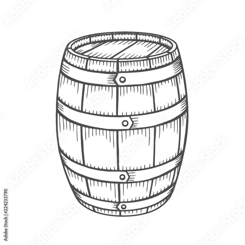 Hand drawn barrel