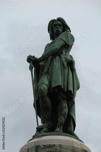 Bild auf Leinwand Alesia, Statue des Vercingetorix, Burgund