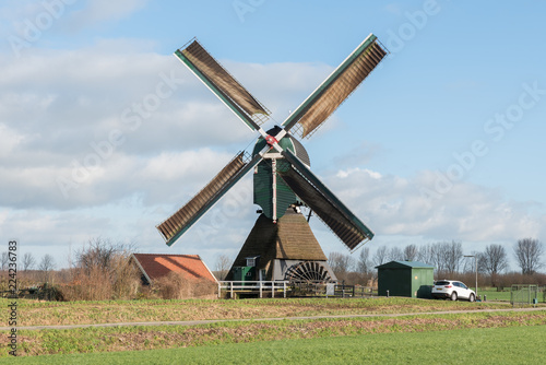 Windmill Boterslootse molen in Noordeloos photo