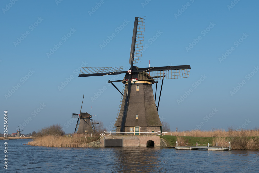Windmill Overwaard no 3 in Kinderdijk Windmill Overwaard no 3 in Kinderdijk