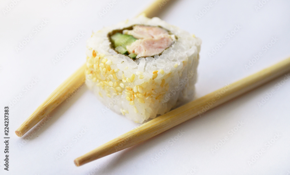 Image of sushi rolls