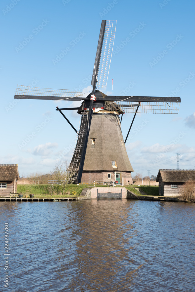 Windmill Overwaard no 7 in Kinderdijk