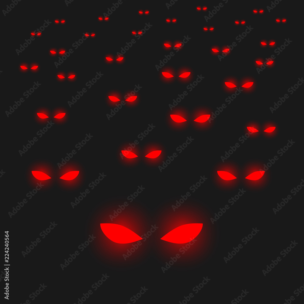 Red eyes best sale in the dark