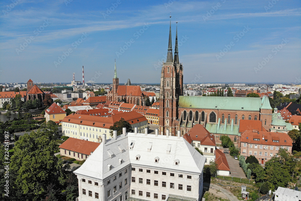 Fototapeta premium Ostrów Tumski we Wrocławiu