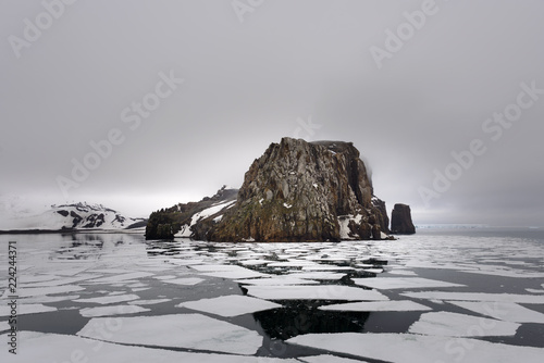 Fotografie Rocks on Deception island, Antarctica