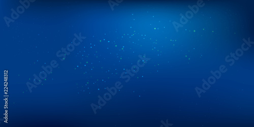 Blue gradient vector background. Blurry dark blue background