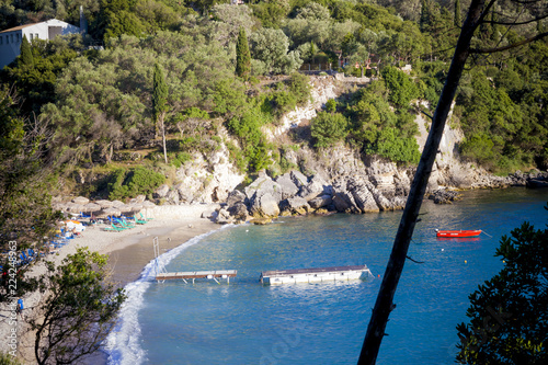 View of the coast of Liapades / Corfu / Greece photo