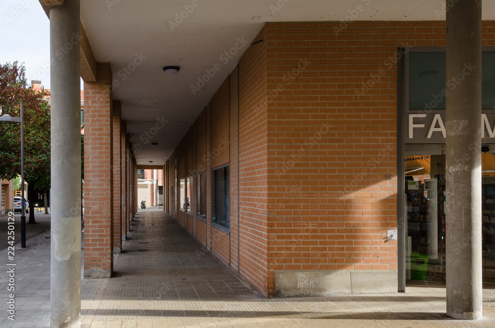 Obraz premium Villava, España, 21/09/2018 : View of the streets of Villava