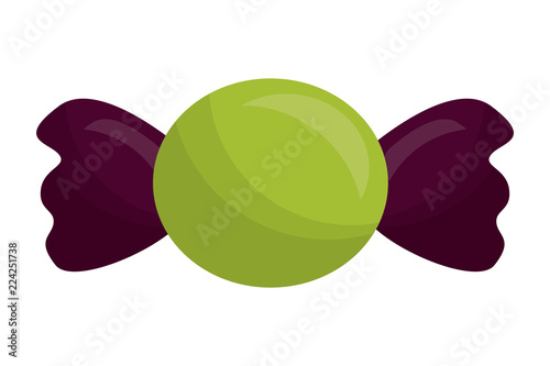 halloween sweet candy isolated icon