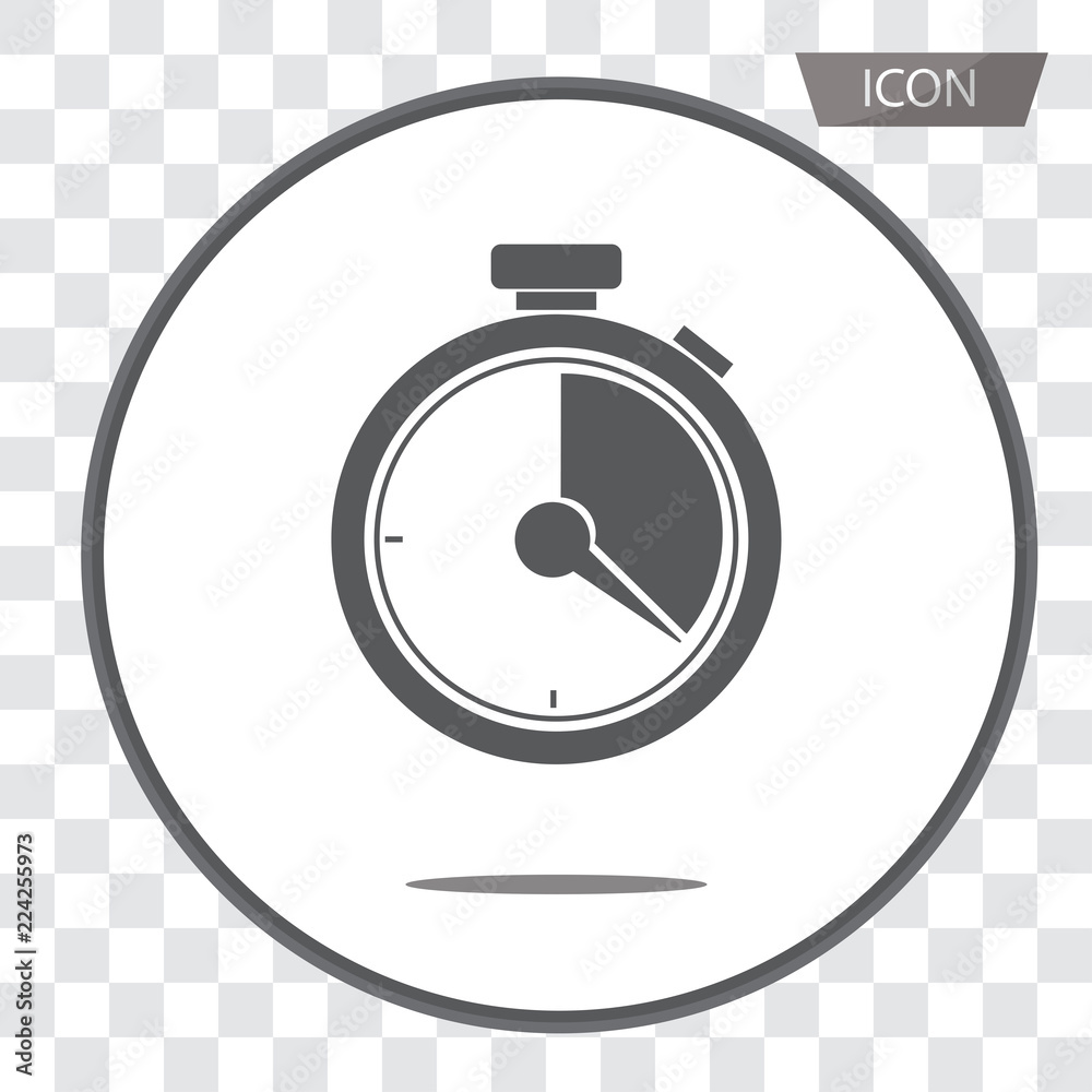 © kitti - Stopwatch vector icon isolated on white background. © kitti - Stopwatch vector icon isolated on white background.
