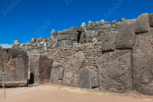 Archaeological field of Sacsayhuaman, Cusco, Peru