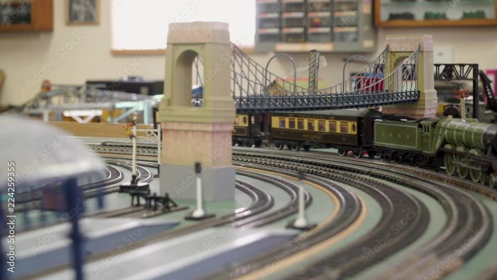 Old vintage toy trains and hobby train sets.