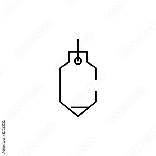 sinker icon. Element of construction for mobile concept and web apps illustration. Thin line icon for website design and development, app development