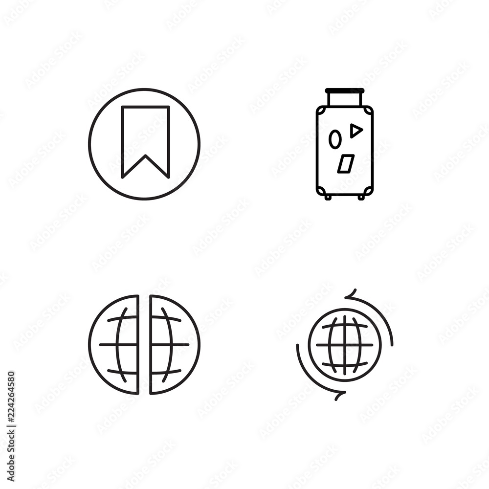 business simple outlined icons set business simple outlined icons set
