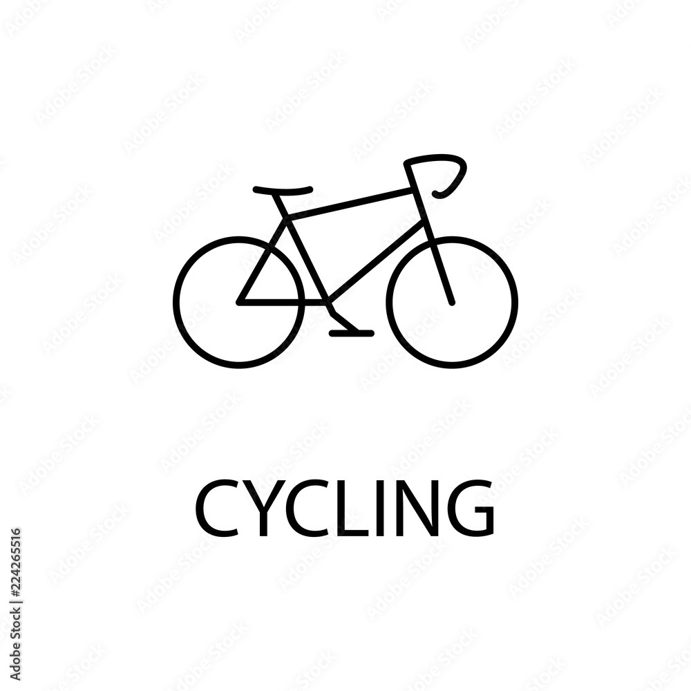 relaxation in cycling icon. Element of recreation icon for mobile concept and web apps. Thin line relaxation in cycling icon can be used for web and mobile relaxation in cycling icon. Element of recreation icon for mobile concept and web apps. Thin line relaxation in cycling icon can be used for web and mobile