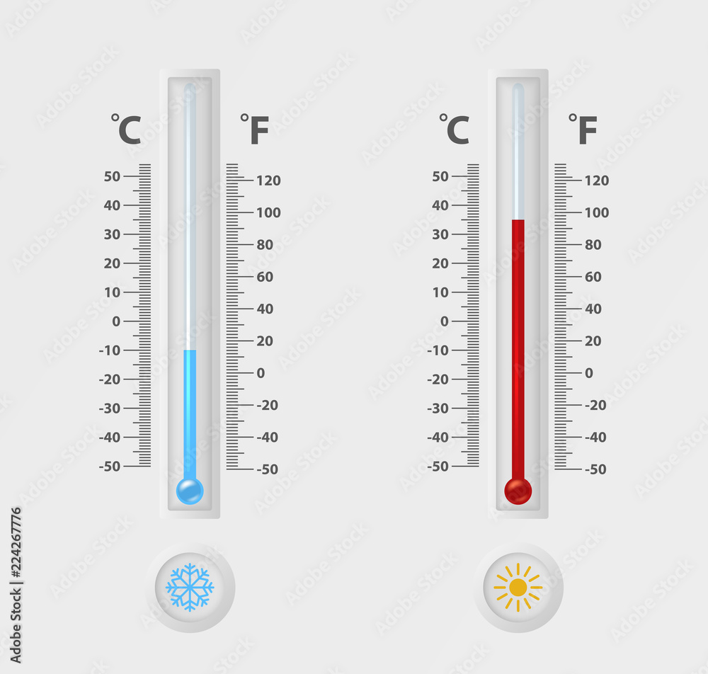 Realistic Weather Thermometer Graphic by RNko · Creative Fabrica