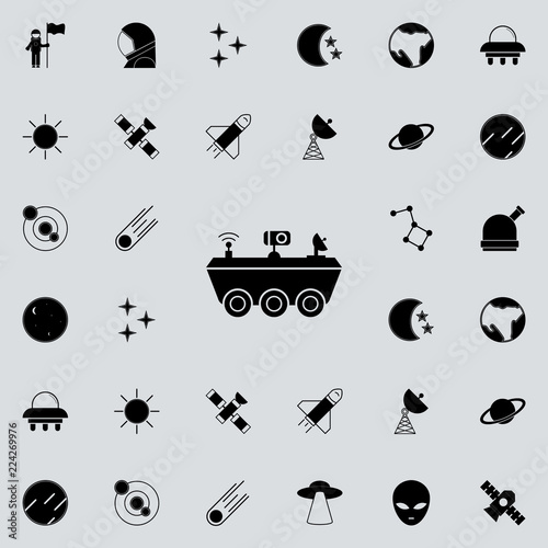 moon-rover icon. Space icons universal set for web and mobile