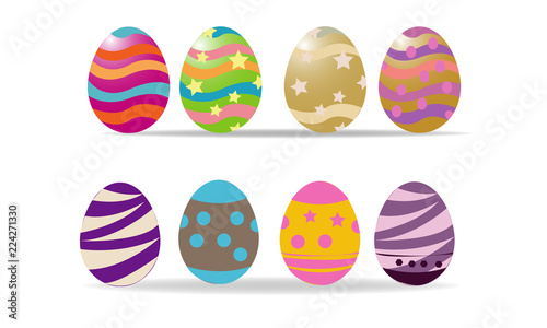 easter egg banner vector