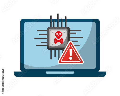 laptop computer circuit alert virus