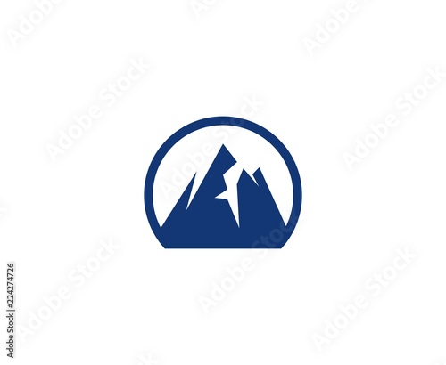 Free Download Mountain logo - GFXLoad