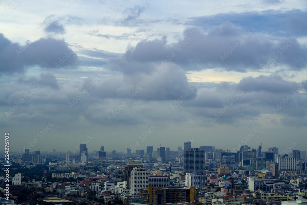 バンコクの曇り空