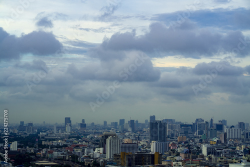 バンコクの曇り空