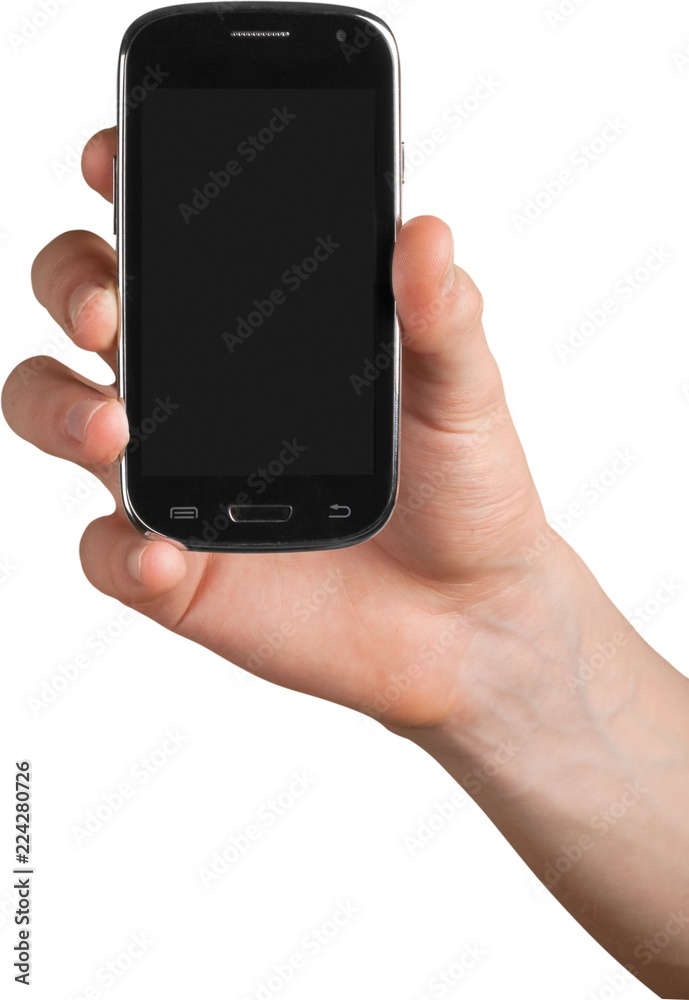 Smart phone with a blank screen Smart phone with a blank screen