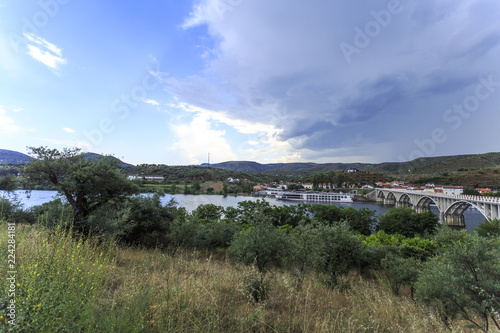 Barca de Alva – Summer Storm approching Town photo