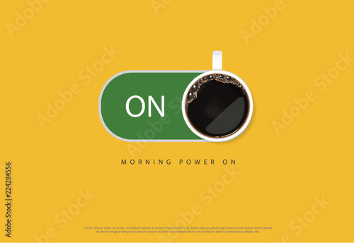 Coffee Poster Advertisement Flayers Vector Illustration