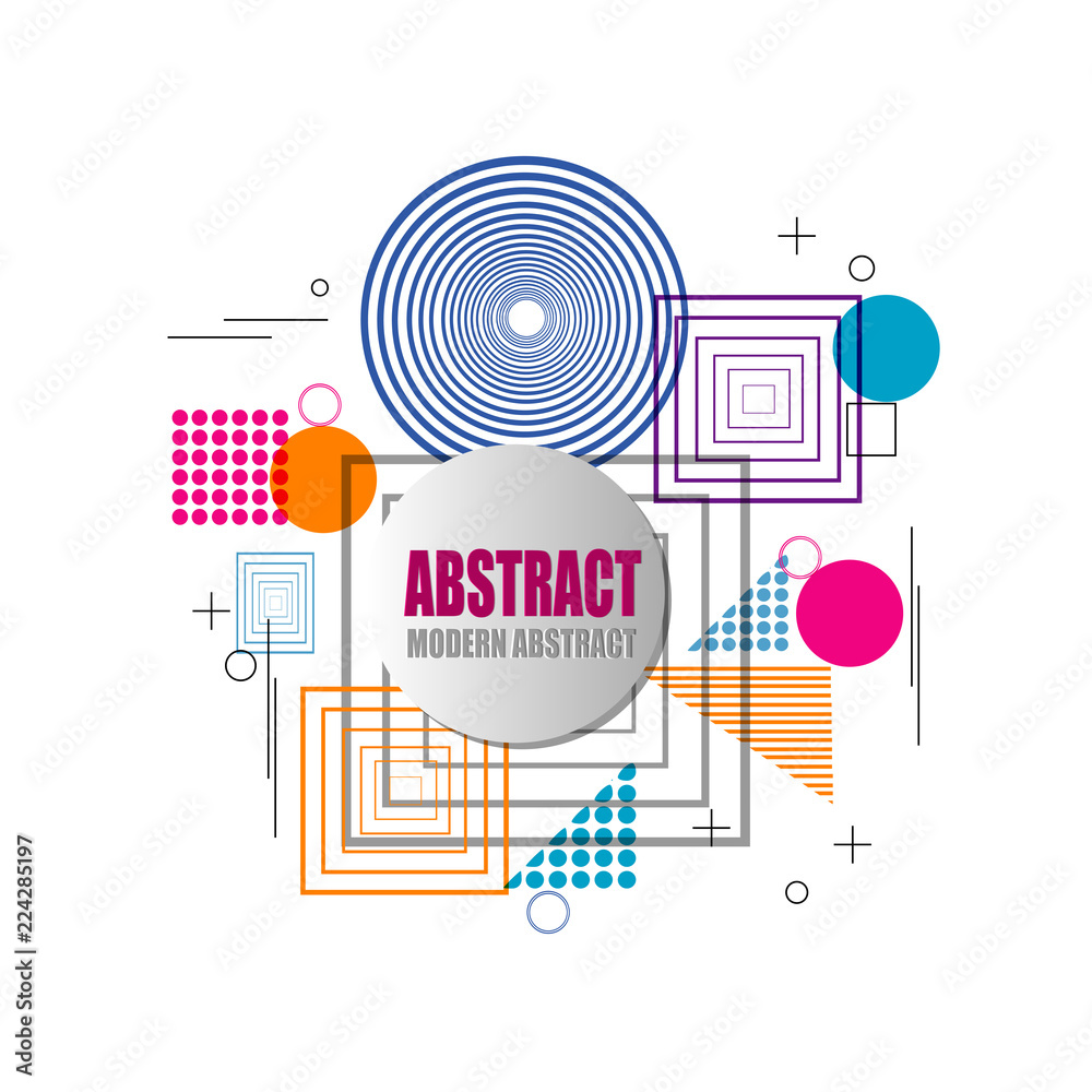 Abstract colorful geometric pattern design and background Abstract colorful geometric pattern design and background