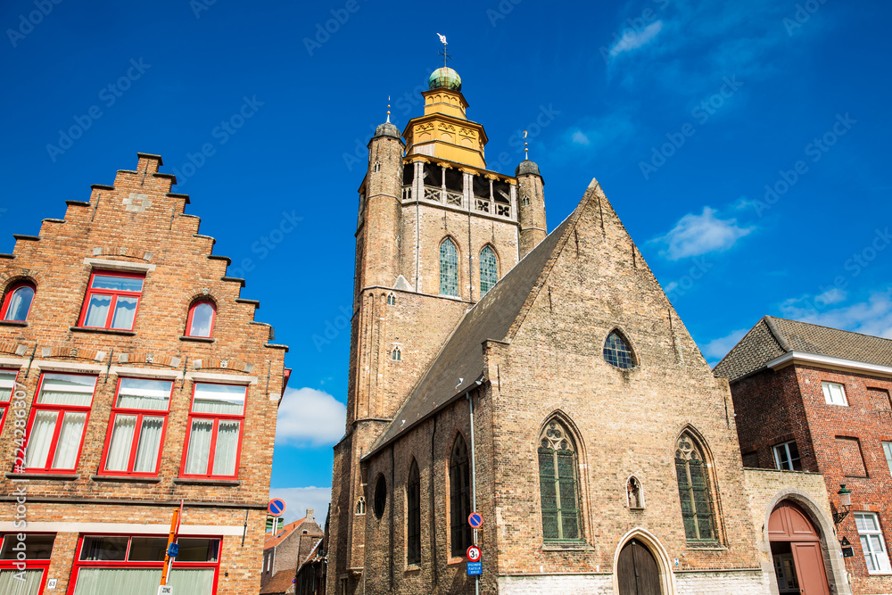 The Jerusalem church at the historical town of Bruges