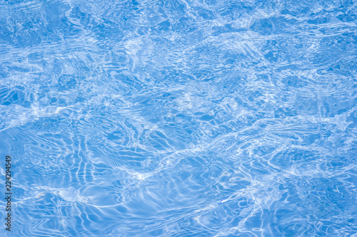 Detail of Wave water in the swimming pool background