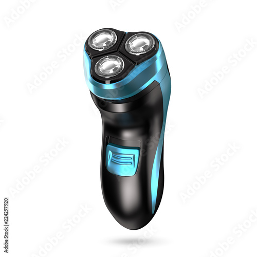 Electronic shaver mockup