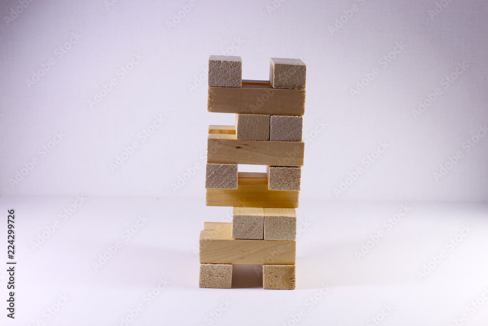 Jenga made of wood Jenga made of wood