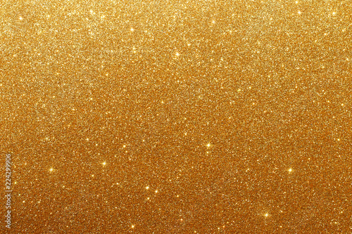 gold glitter vintage lights background. de-focused.