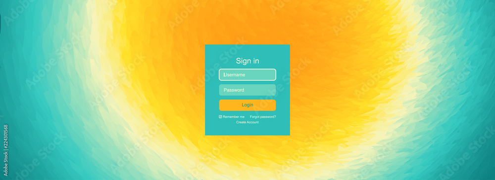 Login User Interface Modern Screen Design For Mobile App And Web Login User Interface Modern Screen Design For Mobile App And Web