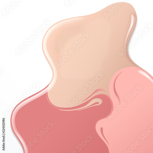 Pastel colors paint