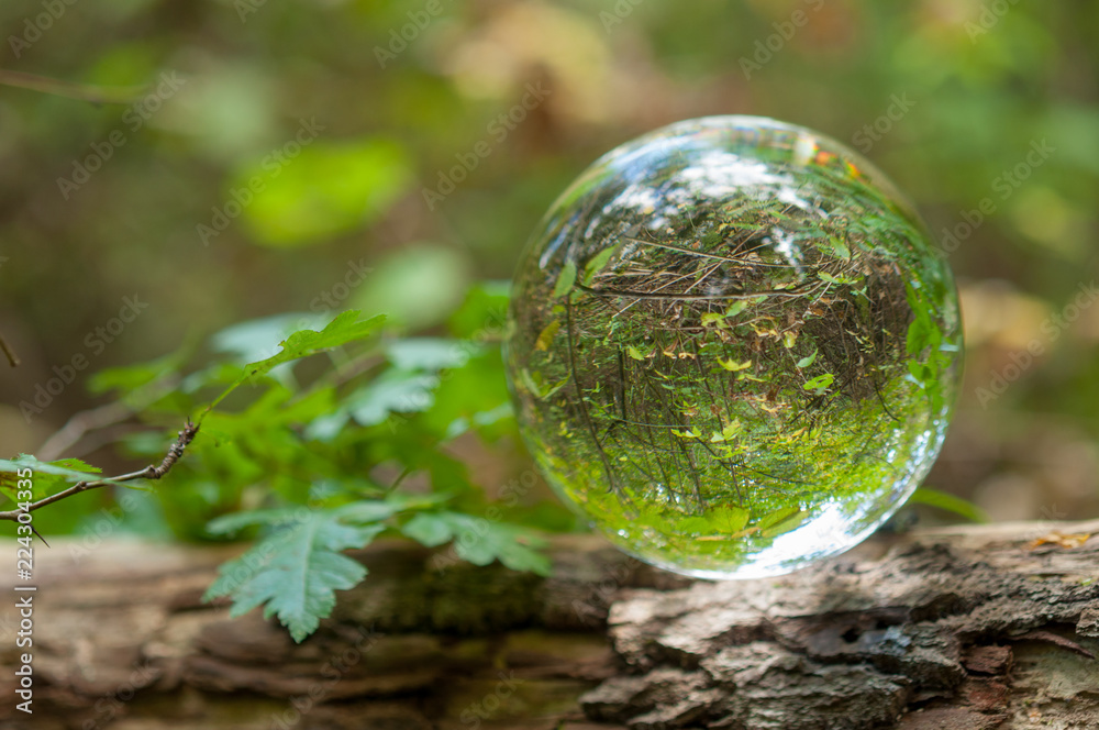cristal ball reflection cristal ball reflection
