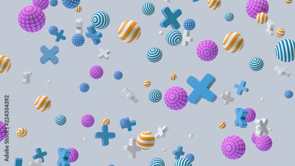 Abstract background in different shape
