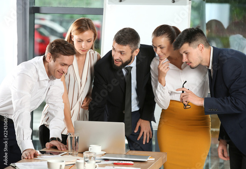 Meeting of business team wo...