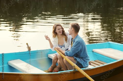 Cute young couple having ro...