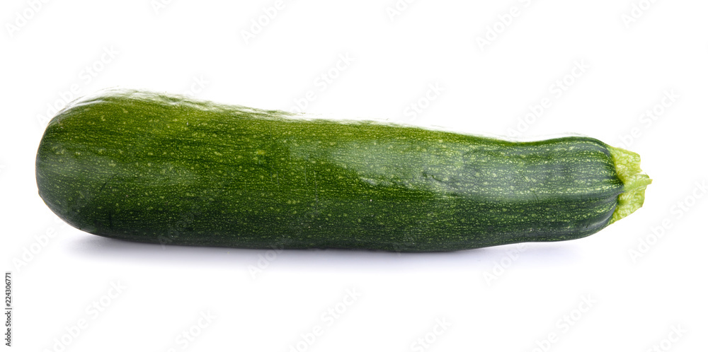 Fresh zucchini on white background Fresh zucchini on white background