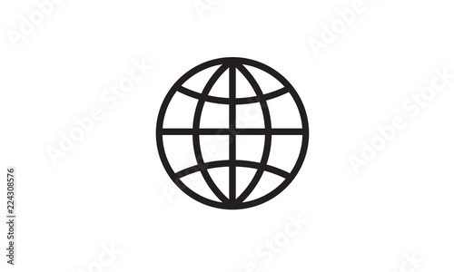 Earth web round symbol globe world 