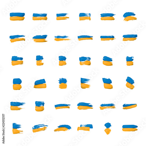 Free Download Ukraine flag, vector illustration on a white background - GFXLoad