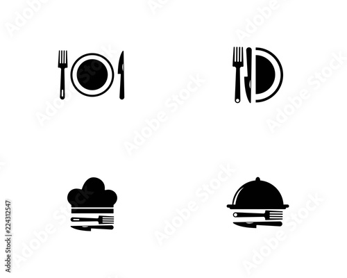 Fork and Spoon logo Template