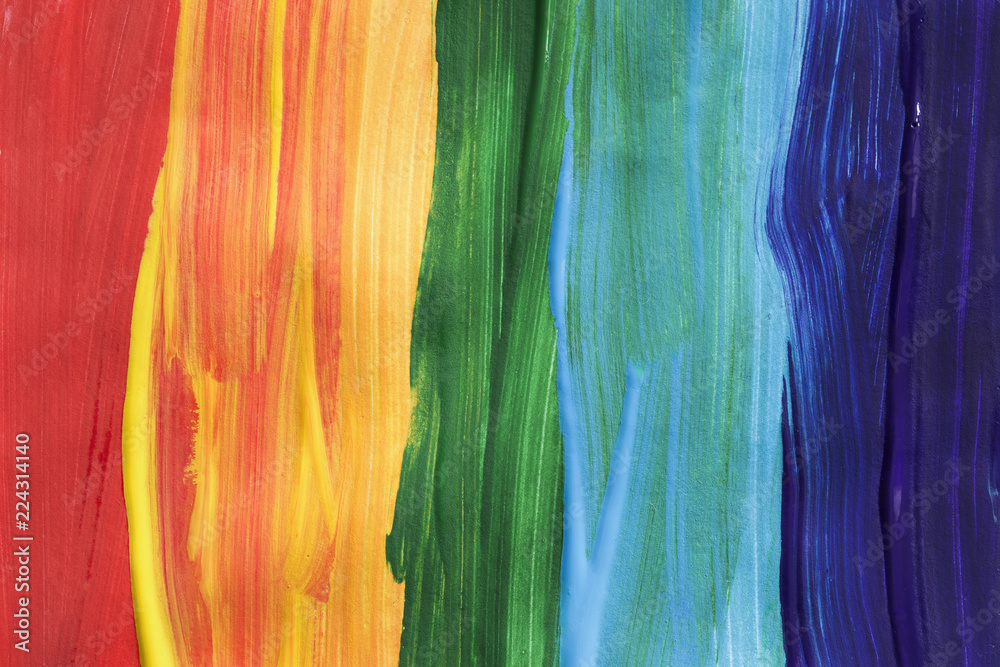 Rainbow painted background Rainbow painted background