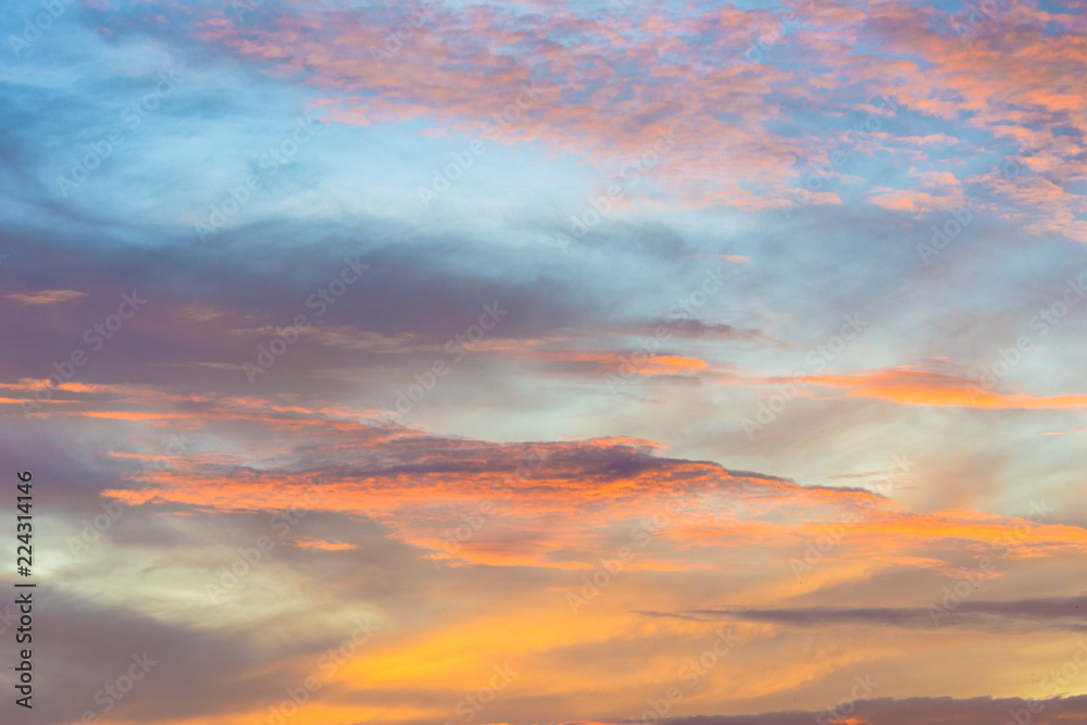 Fantastic view of the dark overcast sky. Dramatic and picturesque twilight scene Fantastic view of the dark overcast sky. Dramatic and picturesque twilight scene