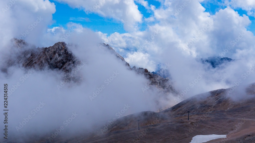 Wolkenschauspiel Zugspitze